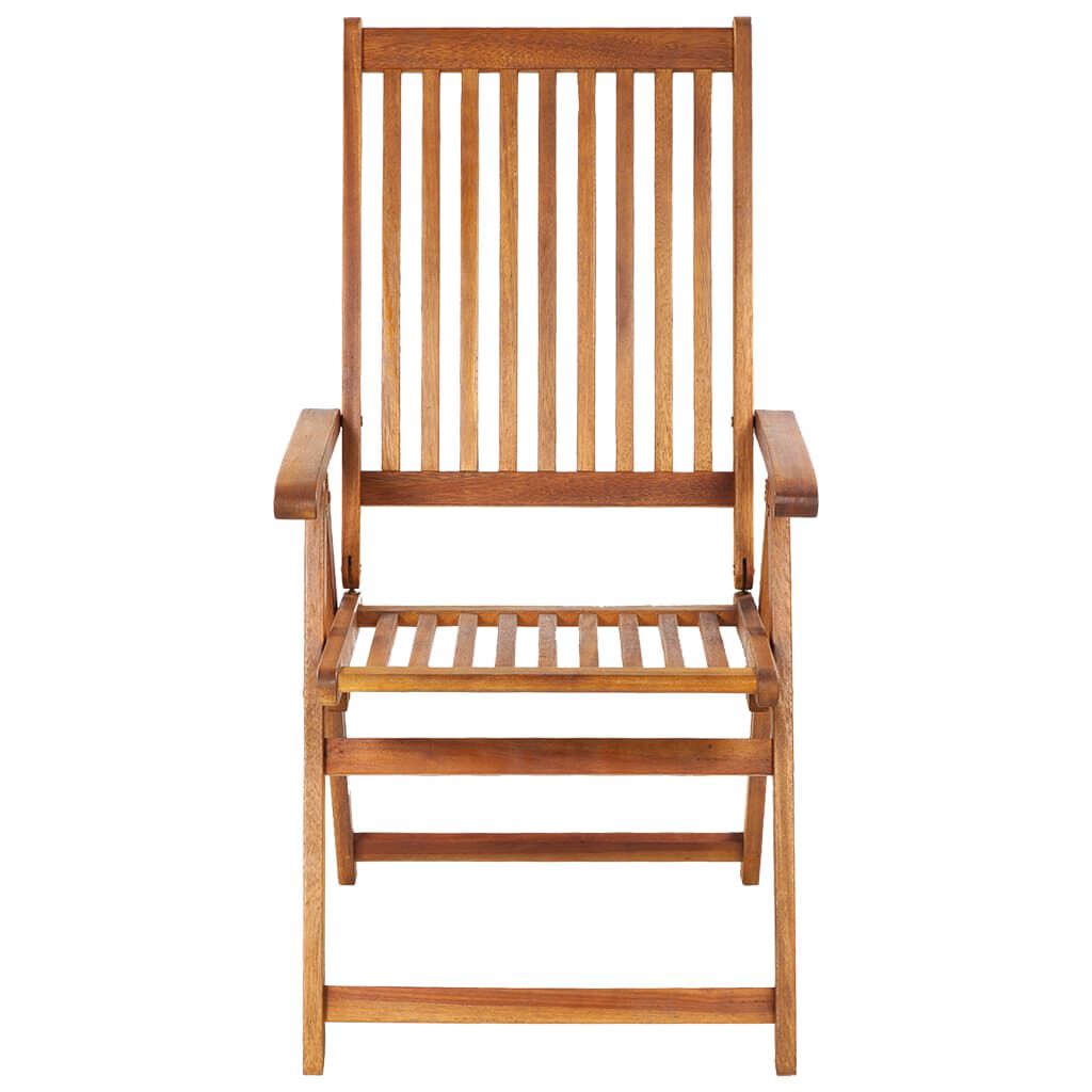 vidaXL 7 Piece Garden Dining Set Solid Acacia Wood
