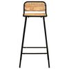 vidaXL Bar Chairs 4 pcs Solid Mango Wood