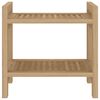 vidaXL Bathroom Side Table 45x30x45 cm Solid Wood Teak
