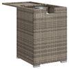 vidaXL Propane Tank Cover Table Grey 40x40x60 cm Poly Rattan