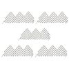 vidaXL Garden Trellis Fences 5 pcs 170x75 cm Willow