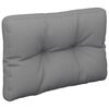 vidaXL Pallet Cushions 2 pcs Grey Fabric