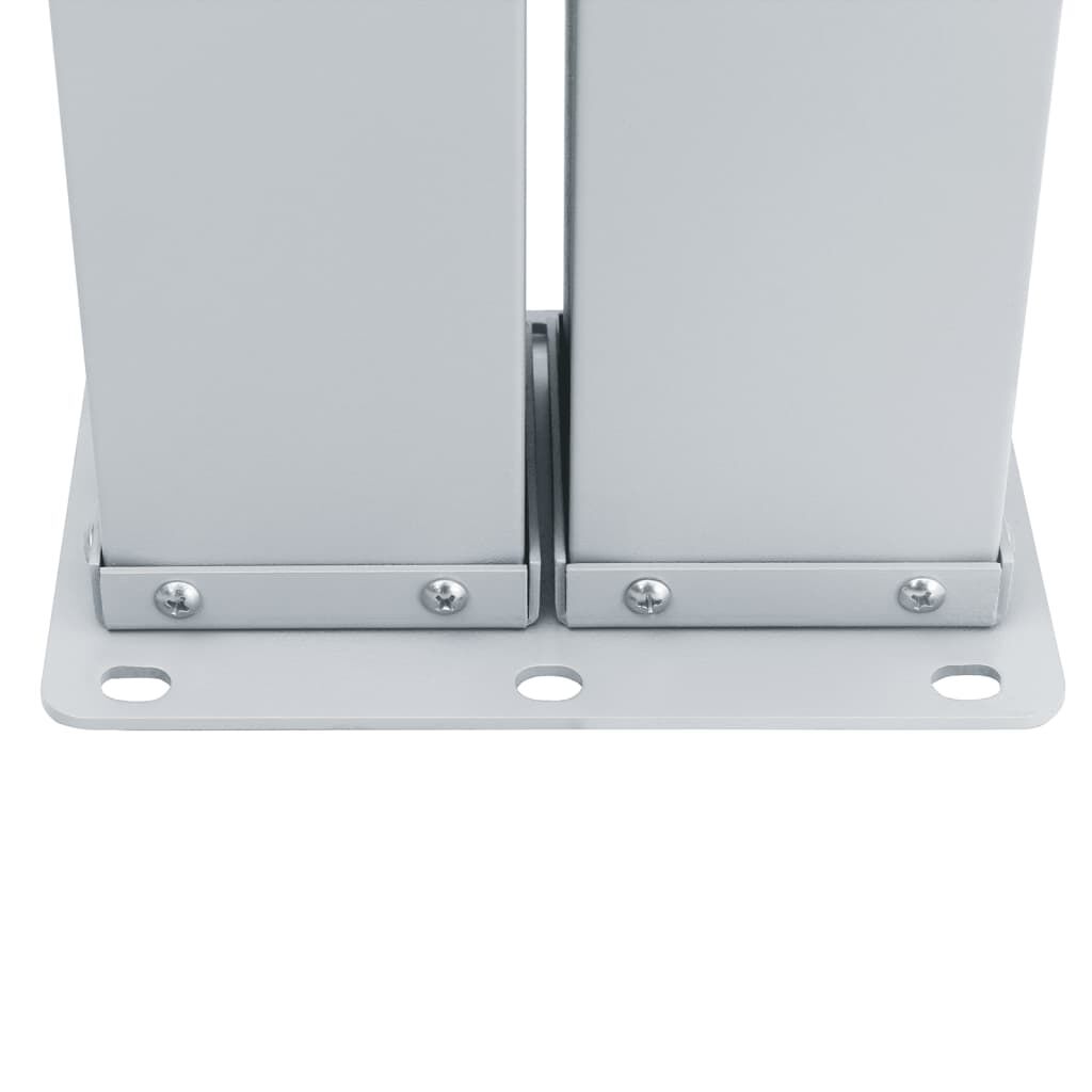 vidaXL Retractable Side Awning Anthracite 100x1000 cm
