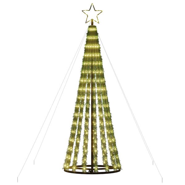 vidaXL LED Christmas Tree 688 LEDs Warm White 300 cm