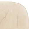 vidaXL Dining Chairs 2 pcs Cream Velvet