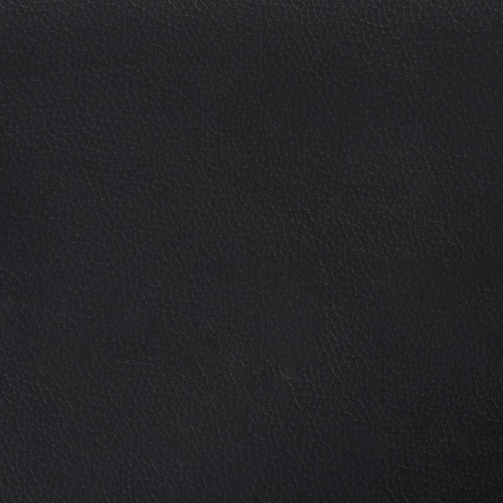 vidaXL Box Spring Bed with Mattress Black California King Faux Leather