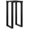 vidaXL Dining Table Legs O-Frame 40x40x73 cm Steel