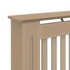 vidaXL Radiator Cover 2 pcs Brown 112 x 19 x 81.5cm Engineered Wood