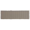 vidaXL Sun Lounger Cushion Taupe 200x70x3cm Oxford Fabric