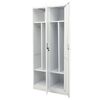 vidaXL Wardrobe Light Grey 80x50x180 cm Steel