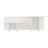 vidaXL Coffee Tables 2 pcs White 111.5x50x33 cm Engineered Wood