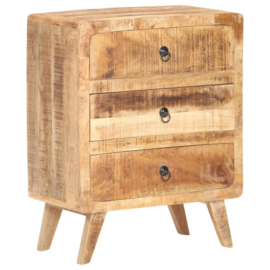 vidaXL Sideboard 60x35x75 cm Rough Mango Wood