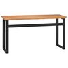 vidaXL Desk 120x45x75 cm Solid Wood Teak