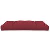 vidaXL Pallet Cushion Wine Red 120x80x12 cm Fabric