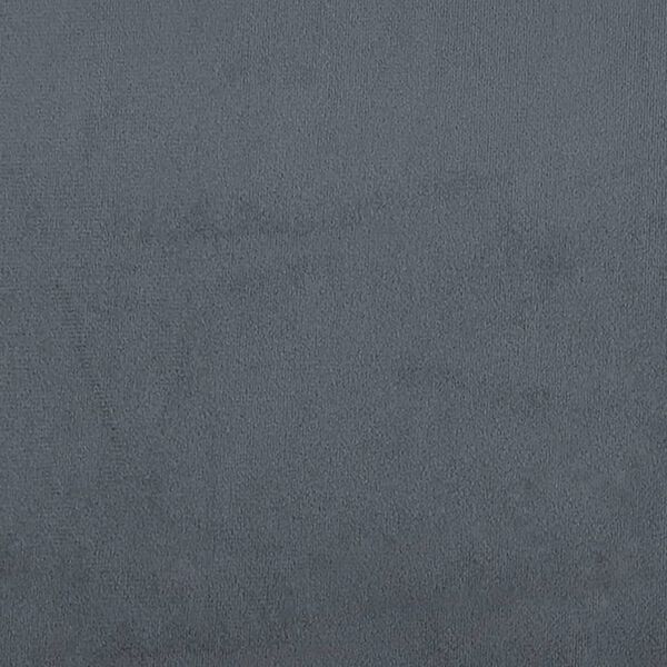 vidaXL Bed Frame "Dover" Dark Grey 152x203 cm Queen Velvet