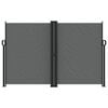 vidaXL Retractable Side Awning Anthracite 160x1200 cm