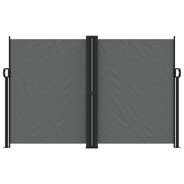 vidaXL Retractable Side Awning Anthracite 160x1200 cm
