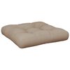 vidaXL Pallet Cushion Taupe 50x50x12 cm Fabric