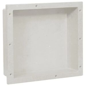 vidaXL Shower Niche Matt White 41x36x10 cm