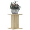 vidaXL Plant Stands 2 pcs Sonoma Oak 30x30x40 cm Engineered Wood