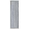 vidaXL Wall Shelf Grey Sonoma 85x16x52.5 cm Engineered Wood