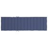 vidaXL Sun Lounger Cushion Navy Blue Oxford Fabric