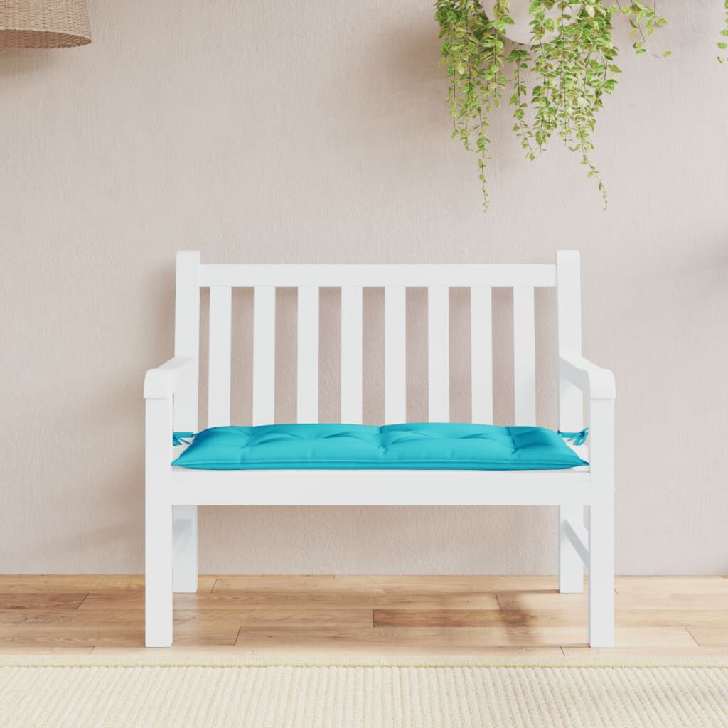 vidaXL Garden Bench Cushion Turquoise 100x50x7 cm Oxford Fabric