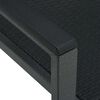vidaXL 3 Piece Garden Dining Set Black