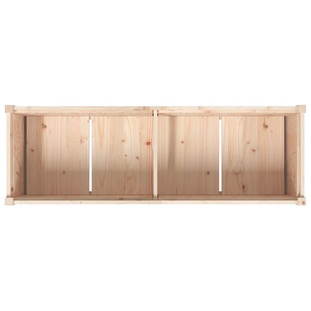 vidaXL Garden Planter 150x50x70 cm Solid Wood Pine