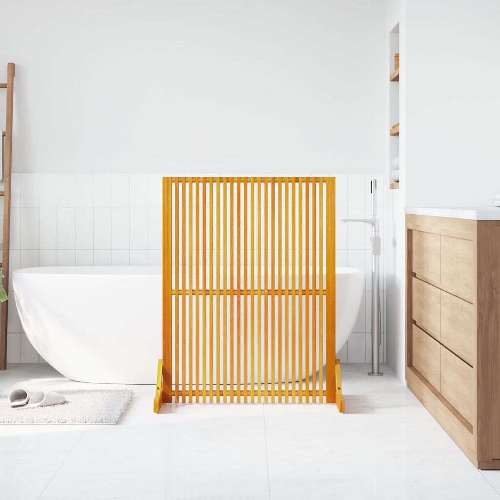 vidaXL Privacy Screen Brown 79.5 x 50 x 110 cm Solid Acacia wood