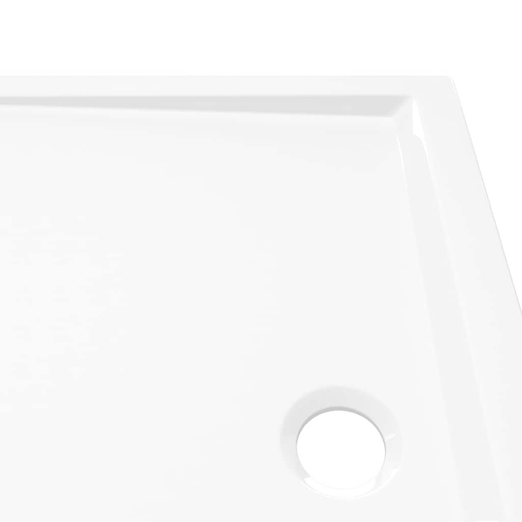 vidaXL Rectangular ABS Shower Base Tray 80x100 cm