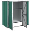 vidaXL Garden Tool Shed Green 161x89x161 cm Galvanised Steel