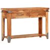 vidaXL Console Table 110x34x74 cm Solid Wood Acacia