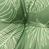 vidaXL Garden Bench Cushion Leaf Pattern 150x50x7 cm Oxford Fabric