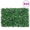 &nbsp;vidaXL Artificial Shrub Leaf Fence&nbsp;24 pcs Green 40x60 cm