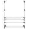 vidaXL Drying Rack for Balcony 54x25x42 cm Aluminium