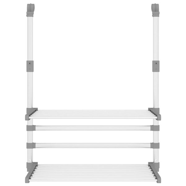 vidaXL Drying Rack for Balcony 54x25x42 cm Aluminium