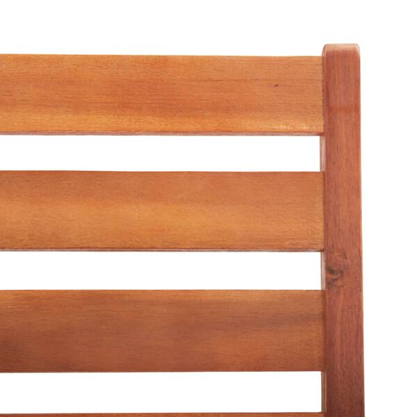 vidaXL Outdoor Dining Chairs 2 pcs with Cushions Solid Acacia Wood