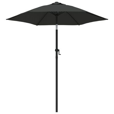 vidaXL Garden Parasol Anthracite 200x224 cm Aluminium