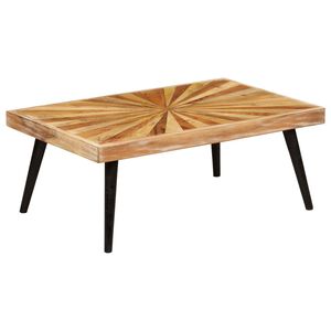 vidaXL Coffee Table Solid Mango Wood 90x55x36 cm