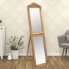 vidaXL Free-Standing Mirror Gold 40x160 cm