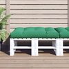 vidaXL Pallet Cushion Green 120x80x12 cm Fabric