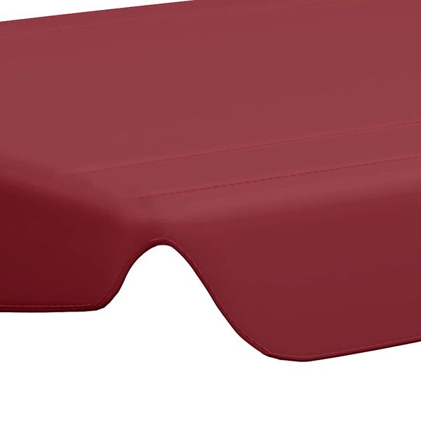 vidaXL Replacement Canopy for Garden Swing Wine Red 188/168x145/110 cm