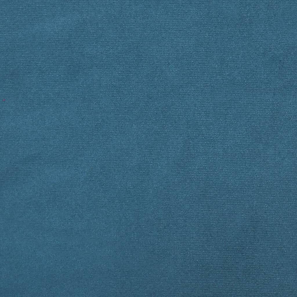 vidaXL Relaxing Chair Blue Velvet