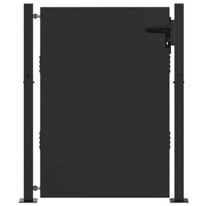 vidaXL Garden Gate 100x125 cm Corten Steel