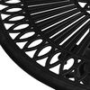 vidaXL Garden Table Black 62x62x65 cm Cast Aluminium