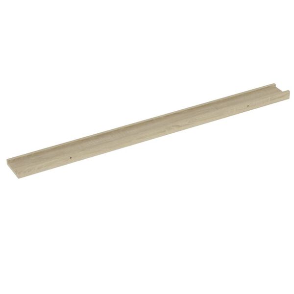 vidaXL Wall Shelves 2 pcs Sonoma Oak 100x9x3 cm