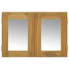 vidaXL Mirror Cabinet 60x10x40 cm Solid Wood Teak