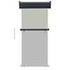 vidaXL Balcony Side Awning 85x250 cm Grey