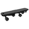 vidaXL Moving Dollies with 4 Wheels 6 pcs Black Polypropylene 170 kg